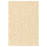KALBÅDEN pine-style cabinet door with nickel hinge.
