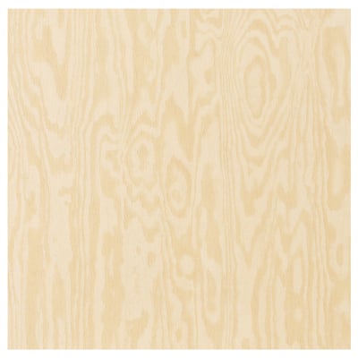 KALBÅDEN pine fronts. Light wood grain design, rectangle, smooth finish.