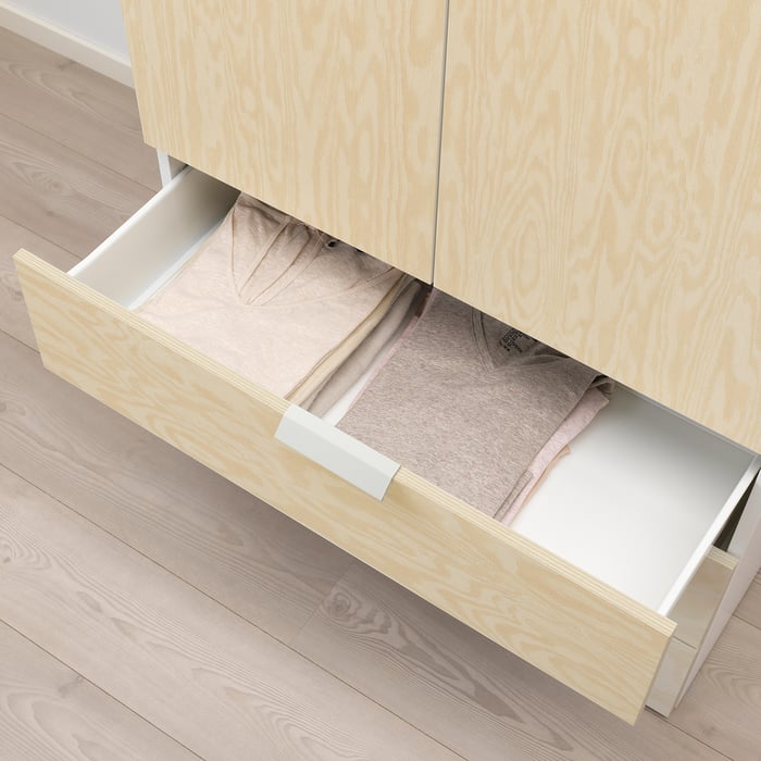 KALBÅDEN drawer, white/lively pine effect, 80x42x20 cm IKEA