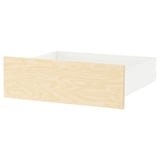 Ikea KALBÅDEN, white pine drawers, rectangular, modern.