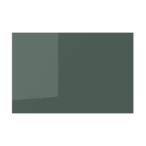 KALLARP greenish-gray high-gloss kitchen cabinet door.