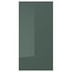 KALLARP green kitchen cabinet with glossy finish.