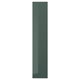 A KALLARP cabinet in glossy green. Its rectangular with sleek, modern lines.