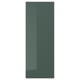 KALLARP high-gloss green kitchen door, rectangular, recycled plastic, sleek modern design.