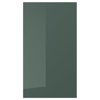 KALLARP green kitchen cabinet, glossy finish, rectangular shape, modern design.
