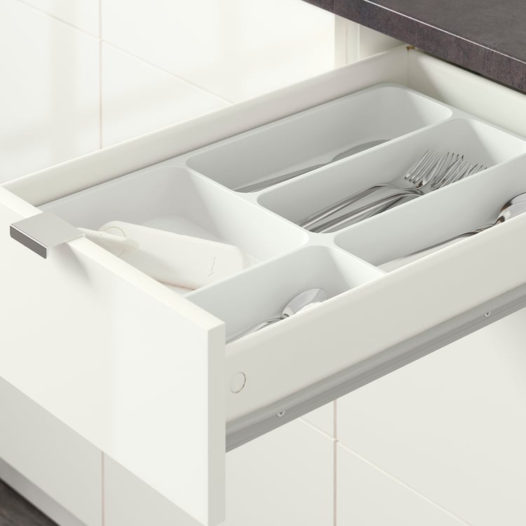 KNOXHULT base with drawers, highgloss white, 40 cm IKEA
