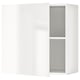 Option: White KNOXHULT kitchen cabinet with two shelves.