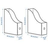 Illustration with measurements for the product: KNUFF.