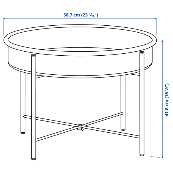 Illustration with measurements for the product: KULTURSKOG.