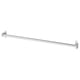 Option: KUNGSFORS chrome rail for wall or suspension, durable stainless steel.