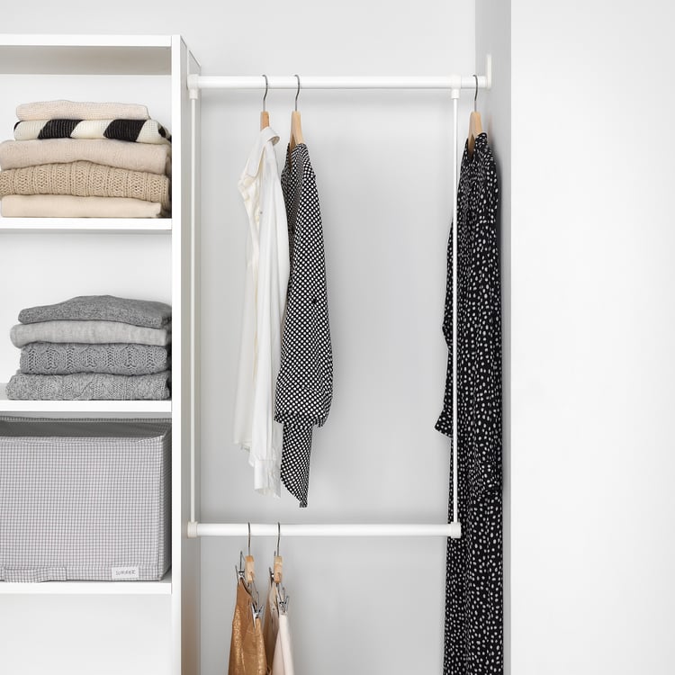 LÄTTHET Clothes rail for frame, white, 60100x40 cm IKEA