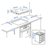 Illustration with measurements for the product: LAGAN.
