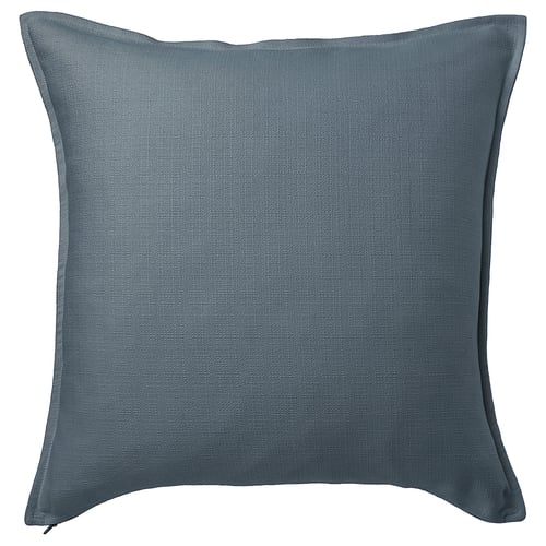LAGERPOPPEL Cushion cover, blue-grey, 65x65 cm