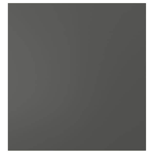 LAPPVIKEN: dark gray, rectangular cabinet door. Smooth finish, simple modern design.
