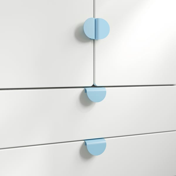 LATMASK Clip-on handle, blue, 60 mm 2 piece