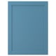 LERHYTTAN cabinet door in blue with wooden frame, rectangular, classic design.
