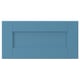 LERHYTTAN blue drawer front, solid wood frame, beveled edges, birch veneer, rustic design.