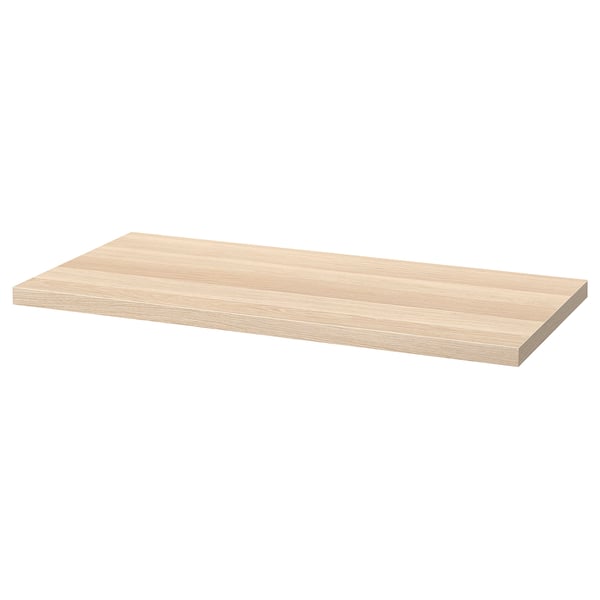 LINNMON wooden table top, light brown, rectangular, smooth surface, simple design.