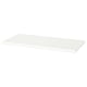 White LINNMON table top, rectangular, flat, made of fibreboard with acrylic paint.