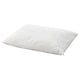 Option: LÖKSTAMFLY pillow: white, ergonomic, shredded memory foam, quilted cover.