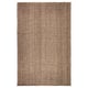 Option: A neutral-colored, flat-woven jute rug named LOHALS, ideal for living or dining spaces.