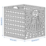 Illustration with measurements for the product: LUSTIGKURRE.