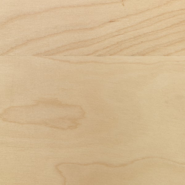 Smooth, light-colored wood showcasing fine grain texture. High-quality finish indicating durability.