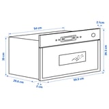Illustration with measurements for the product: MATÄLSKARE.
