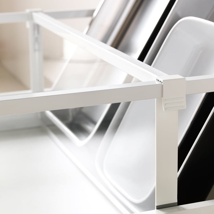 MAXIMERA Divider for high drawer, white/transparent, 60 cm IKEA