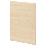 Light wooden kitchen door panel, rectangular, simple, natural finish.