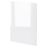 METOD high gloss white kitchen cabinet front, rectangle with smooth edges.