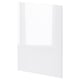 METOD high gloss white kitchen cabinet front, rectangle with smooth edges.