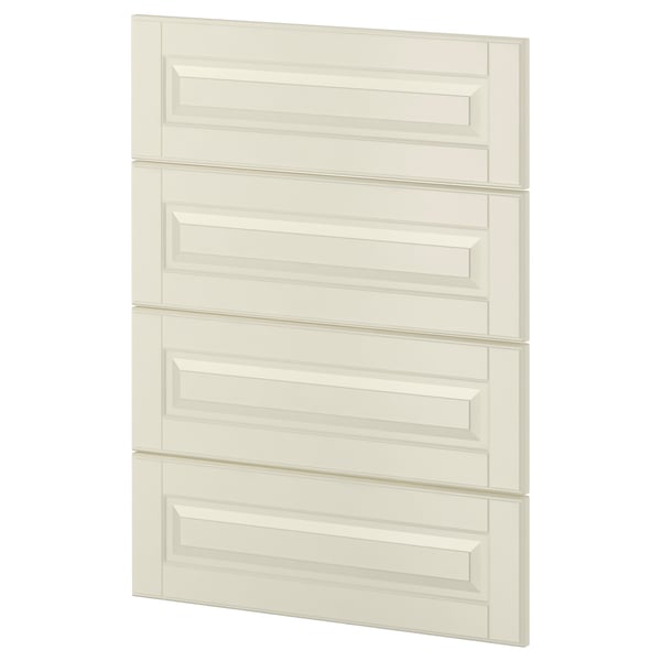 METOD kitchen cabinet, off-white, 4 panels, rectangular with bevelled edges.