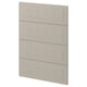 METOD kitchen panel in beige with rectangular sections & flat surface.