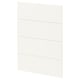 White METOD kitchen drawer, rectangular with smooth edges.