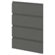 Dark grey METOD kitchen drawers, sleek design with integrated handles.