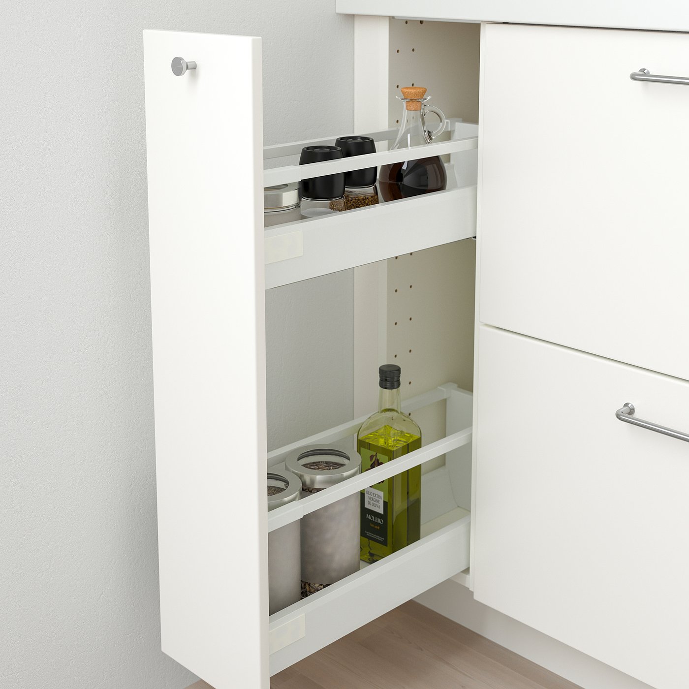 Metod Base Cabinet Pull Out Int Fittings White Veddinge White Ikea