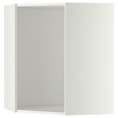 METOD kitchen cabinet, white, rectangular, flat panels, single-door.