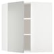 METOD kitchen unit, light grey, modern design, 3 shelves.