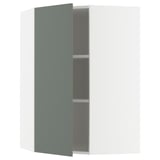 METOD kitchen unit with grey-green door, matt finish, square shape, modern design.