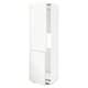 Ikea METOD kitchen cabinet, white, rectangular, modern, minimalist design, two doors, one shelf.