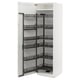 METOD kitchen cabinet with pull-out shelves, white, modern design.