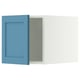 METOD Top cabinet, white/Lerhyttan blue, 40x40 cm