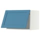 METOD Wall cabinet horizontal, white/Lerhyttan blue, 60x40 cm