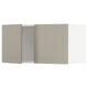METOD kitchen wall unit in beige with beige doors, fiberboard, rectangular shape, and minimalist design.