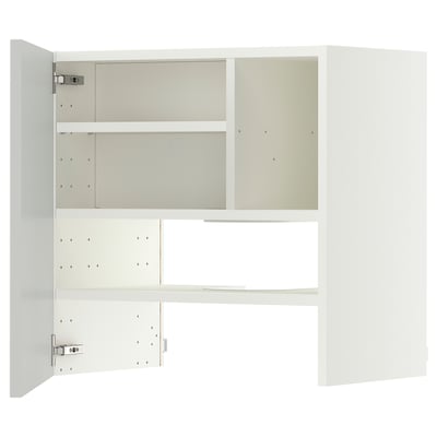Modern glass shelf with metallic brackets, sleek & contemporary.