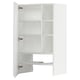 METOD white kitchen cabinet with adjustable shelves, minimalist design.