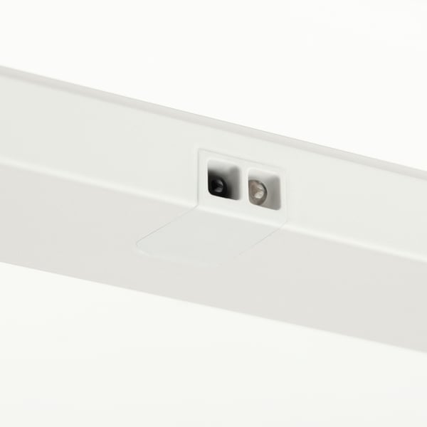Close-up of MITTLED drawer light, showcasing sleek design and automatic sensor.