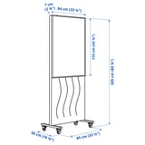Illustration with measurements for the product: MITTZON.