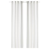 MOALINA curtains, viscose/cotton blend with eyelets, for privacy & soft light.